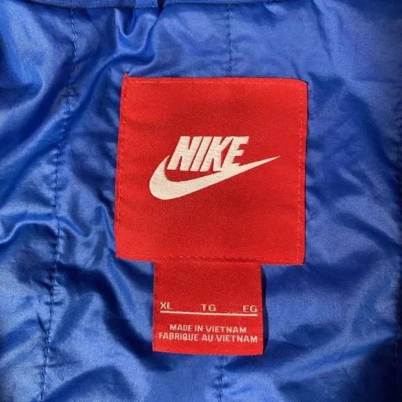 NIKE SOCHI 2014 Olympics  Women’s   Hooded Blue Winter Coat  Sz XL - Picture 7 of 16